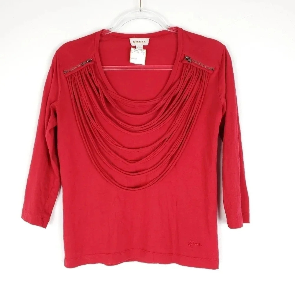 Diesel Double Take Dead stock Vintage Y2K top NWT